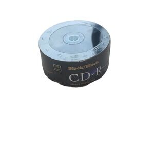 50 pack black blank CDs . Brand  new still in package